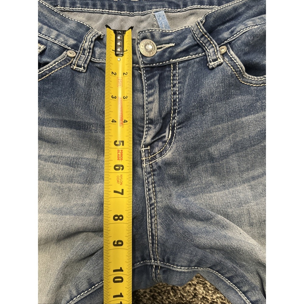 Hydraulic Jeans Woman's Size 6 Nolita Mid Rise Curvy Capri Stretch 30x23 - Picture 6 of 7